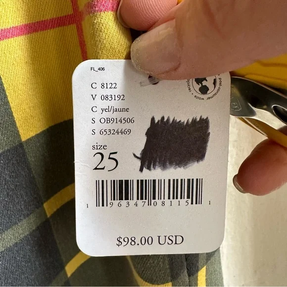 NWT FP Argyle Flare Bell Bottom Pants - Picture 6 of 8